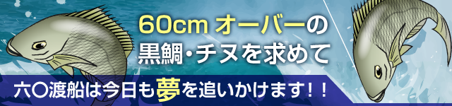 六〇渡船(六丸渡船)、筏(イカダ)、カセ、チヌ釣り